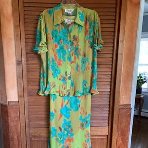 Barcellini sleeveless dress w/ jacket 12